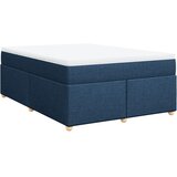  Krevet s oprugama i madracem plavi 140x200 cm od tkanine | shoptok.hr
