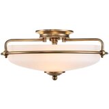 Elstead Lighting Elstead Quoizel Griffin Stropna svetilka Bowl Semi Stropna svetilka iz preperele medenine, (22097994) | Shoptok.si