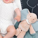 Nattou axel & luna plišana igračka elephant axel green 75 cm | shoptok.hr
