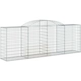  Lučne gabionske košare 4 kom 300x50x100/120cm pocinčano željezo | shoptok.hr