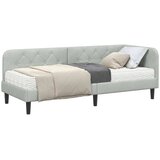  Kutni okvir kreveta Svijetlo siva 80 x 200 cm Baršun | Eponuda.com