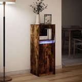 vidaXL Komoda s LED svjetlima boja hrasta 38 x 34 x 100 cm drvena | shoptok.hr