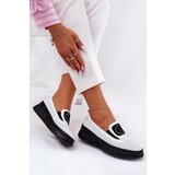 VINCEZA Ladies Leather Moccasins On Platform And Wedge White 79522 | Shoptok.si