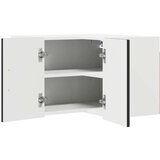 vidaXL Stenska kuhinjska omarica Črna 57 x 57 x 40 cm Konstruiran les | Shoptok.si