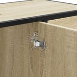 vidaXL Kupaonski ormarić za umivaonik boja hrasta 80x33x60 cm drveni | shoptok.hr