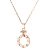 Ogrlica KI-15291 - Zlatna / Ružičasta KP15291 | shoptok.hr