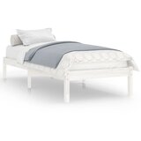 Furnova Posteljni okvir bel iz trdnega lesa 90x190 cm, (21942655) | Shoptok.si