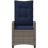  Vrtna stolica 2 pcs siva i modra 56 x 60 x 112 cm | Eponuda.com