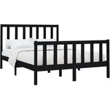  Za krevet od masivne borovine crni 140 x 190 cm | shoptok.hr