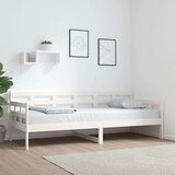  Dnevni ležaj bijeli 80 x 200 cm od masivne borovine | shoptok.hr