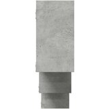  Stenska polica betonsko siva 159x18x66 cm inženirski les | Shoptok.si