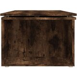  Klubska mizica dimljeni hrast 150x50x35 cm inženirski les, (20602475) | Shoptok.si