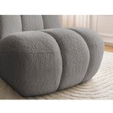 Bobochic Paris Svijetlo siva fotelja od bouclé tkanine Janissaire – | shoptok.hr