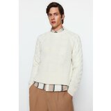 Trendyol Sweater - Ecru - Regular fit cene