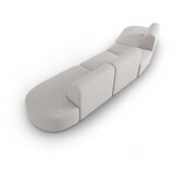 Milo Casa Svetlo siva sedežna garnitura iz šenilje levi kot 428 cm Paolo – | Shoptok.si