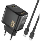 A28C 45W GAN POLNILNIK ZA IPHONE 12 13 14 2X USB-C, (5000337769)