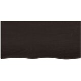  Kupaonska radna ploča tamnosmeđa 100x50x(2-4) cm tretirano drvo | Eponuda.com