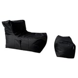 Atelier Del Sofa Lazy bag set Sedir, 75x70x95 cm, 75x35x35 cm, Crni | Eponuda.ba
