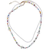 Urban Classics Accessoires Various Pearl Layering Necklace 2-Pack multicolor | shoptok.hr