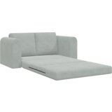  Kauč na kat 2-u-1 svjetlosivi 148x71x83 cm baršun | shoptok.hr