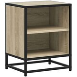 vidaXL Noćni ormarići 2 kom Sonoma hrast Konstruirano drvo i metal | shoptok.hr