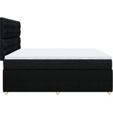  Krevet s oprugama i madracem crni 200x200 cm od tkanine | shoptok.hr