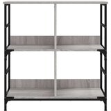 Police za knjige boja hrasta 78 5x33x82 cm konstruirano drvo | shoptok.hr