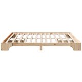  Krevetna konstrukcija Prirodna 180 x 200 cm Čvrsto borovo drvo | shoptok.hr
