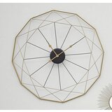 Ambia Home STENSKA URA črna, zlate barve 87 cm | Shoptok.si