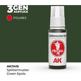 AK Interactive Splittermuster Green Spots 17ml - 3rd Gen Akrilna Boja AK11415 | Eponuda.com