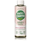 Happy Earth Baby & Kids 100% Natural Face & Body Oil olje za telo za suho in občutljivo kožo 150 ml | Shoptok.si