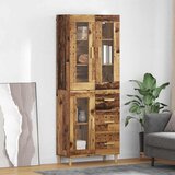  Highboard Staro drvo 69,5 x 34 x 180 cm Konstruirano drvo | shoptok.hr