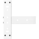  Noge za klub stolić T-oblika 2 kom Bijele 28x25x(42-43) cm Čelik | shoptok.hr