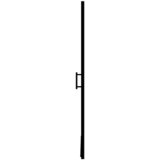  Vrata za tuš od mutnog kaljenog stakla 81 x 195 cm crna | Eponuda.ba