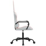  Masažni gaming stol roza in belo umetno usnje | Shoptok.si