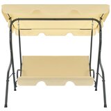  Vrtna ljuljačka krem bijela 170 x 110 x 153 cm | shoptok.hr
