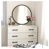 Hanah home ogledalo siyah metal A710