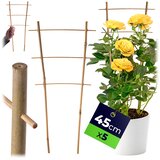 KADAX 5x bambusova opora za lestev za rože, rastline, zelenjavo in vzpenjavke, trojna 45 cm, (5000362650) | Shoptok.si