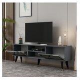 Hanah home Hanah Kućni TV komoda Lidya, 150x45,6x30 cm, antracit-zlatna boja | Eponuda.ba