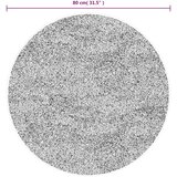  Preproga IZA skandinavski videz siva Ø 80 cm | Shoptok.si