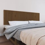  Zidno uzglavlje boja meda 204x3x60 cm masivna borovina | shoptok.hr