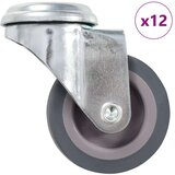  Okretni kotačići s otvorom za vijak 12 kom 50 mm | shoptok.hr