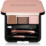 Revolution brow Sculpt Kit paletica za obrve 2,2 g nijansa Brown za žene | shoptok.hr