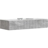 Stolna montirana na zid Betonska siva 87,5 x 34,5 x 17 cm | shoptok.hr