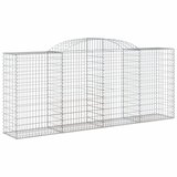  Lučne gabionske košare 12kom 300x50x120/140cm pocinčano željezo | shoptok.hr