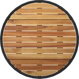 vidaXL Jedilni set pohištva Set 5 Črna Ratan, Poliester Vzdržljivo | Shoptok.si