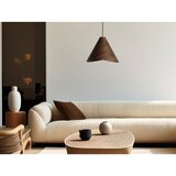  Drveni luster na sajli 1xE27/60W/230V, prečnik 33 cm, masivno drvo/orah/kaučukovo drvo | Eponuda.com