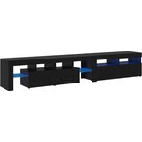 TV ormar 2 pcs Crni hrast 230 x 36,5 x 40 cm Konstruirano drvo | Eponuda.ba