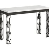 Itamoby   Ghibli Double (120x45/90 cm) - bela, barva nog: antracit - preklopna jedilna miza, (20842118) Cene