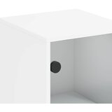  Bočni ormarić sa staklenim vratima bijeli 35 x 37 x 100 cm | shoptok.hr